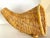 Vintage Handwoven Rush Grass Cornucopia, Horn of Plenty Thanksgiving Basket For Sale In San Antonio - Image 6 of 10