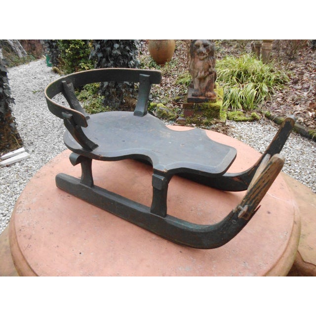 Children's Sleigh in Wood For Sale - Image 3 of 18