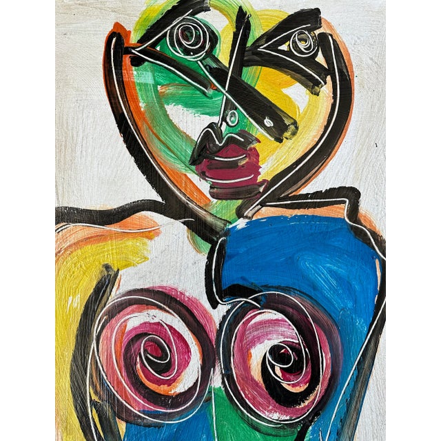 Abstract Expressionism 1977 Titled Original Peter Keil Painting - Junge Wilde Collection For Sale - Image 3 of 10