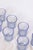 Vintage Paşabahçe “Scotch Blue” Lowball Glasses – Block Optic – Set of 8 For Sale In Houston - Image 6 of 8