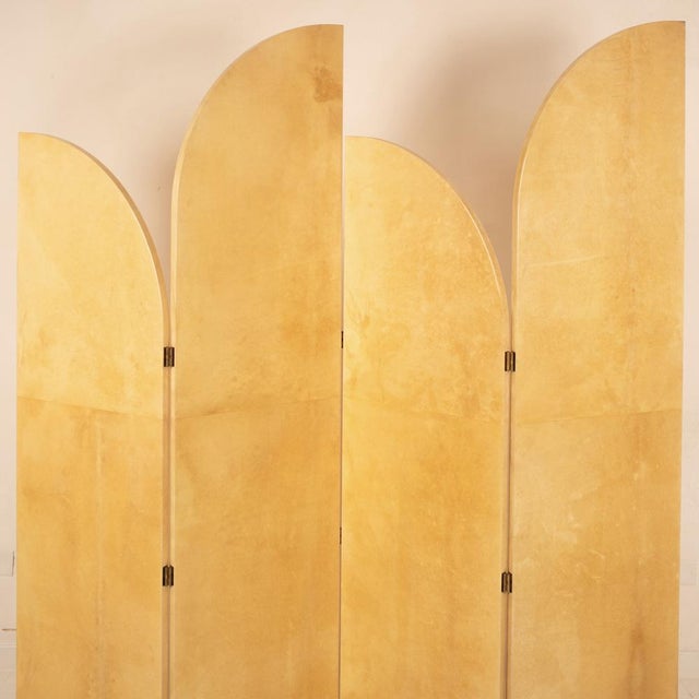 Parchment Screen by Aldo Tura for Tura Milano, 1960 For Sale - Image 17 of 18