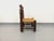 1940s Vintage Brutalist Low Chair in Wood and Straw by Charles Dudouyt, 1940s For Sale - Image 5 of 13