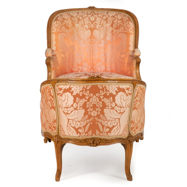 18th Century French Louis XV Beechwood Duchesse Brisee Chaise by P. Remy Ca. 1765 For Sale - Image 5 of 18