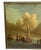 Dutch Maritime Oil Painting Seascape Boat, 1800s, Oil Painting For Sale - Image 5 of 8