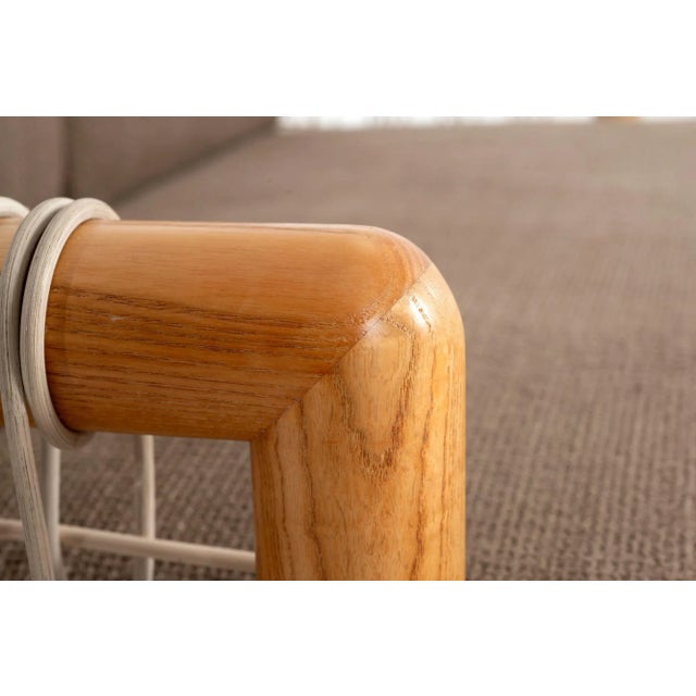 Karl Springer for Karl Springer, LTD Dowelwood Sofa1980c. For Sale - Image 16 of 18