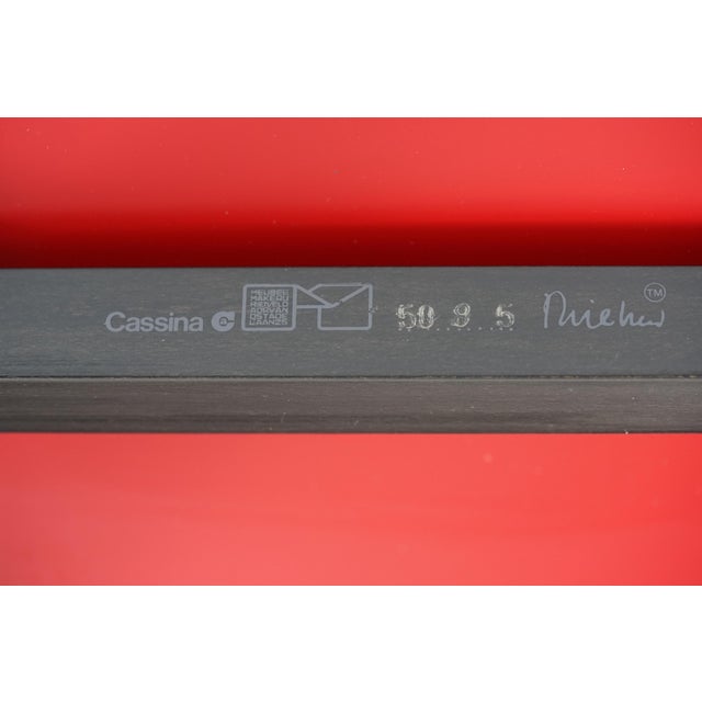 Red and Blue Armchair by Gerrit T. Rietveld for Cassina, 1980s For Sale - Image 16 of 18