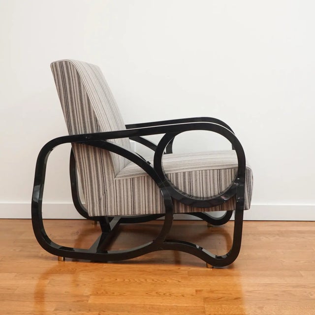 Art Deco Art Deco Style Juniper Lounge Chair For Sale - Image 3 of 9