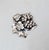 Napier Vintage 1960s Signed Napier Silvertone Grape Cluster Brooch For Sale - Image 4 of 8