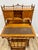 Late 20th Century Aesthetic Movement Faux Bamboo Bird's-Eye Maple Secretary Desk & Original Chair Attributed to r.j. Horner For Sale - Image 13 of 17