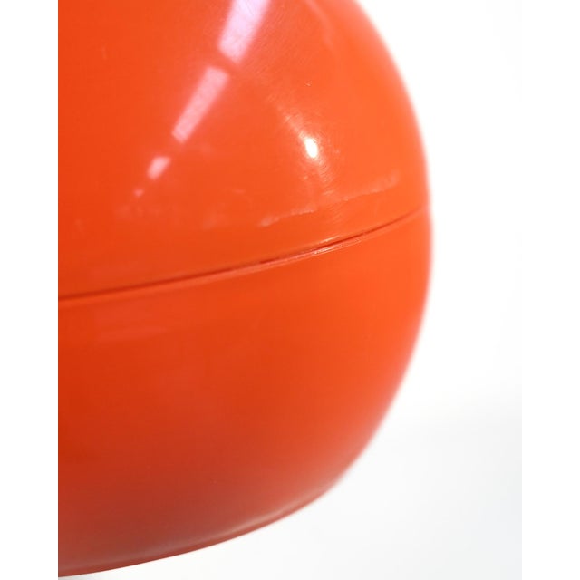 Space Age Orange Ceiling Lamp by Studio Tetrarch for Artemide, 1968 For Sale - Image 9 of 11