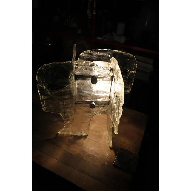Murano Glass Table Lamp from Mazzega, 1970s For Sale - Image 8 of 13