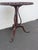 Weiman Furniture Pie Crust Flame Mahogany Round Side End Table 6631 For Sale - Image 11 of 12
