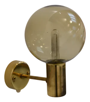 Swedish Brass Wall Light by Hans-Agne Jakobsson for Markaryd, 1960s