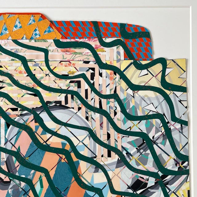 1980s 1980s Modernist Mixed Media - Jackie Rice (Smithsonian Artist / Risd Dean) - Axa Financial Collection For Sale - Image 5 of 12