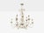 Mid-Century Modern Mid Century Modern, White Painted Iron, Large Chandelier, Usa, 1960s For Sale - Image 3 of 10