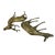 Set of 2 Mid Century Brass Deer Figurines, Buck & Doe For Sale - Image 12 of 15