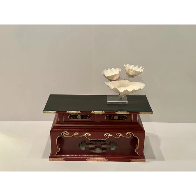 Chinese Red & Black Lacquer Altar Table For Sale - Image 10 of 10