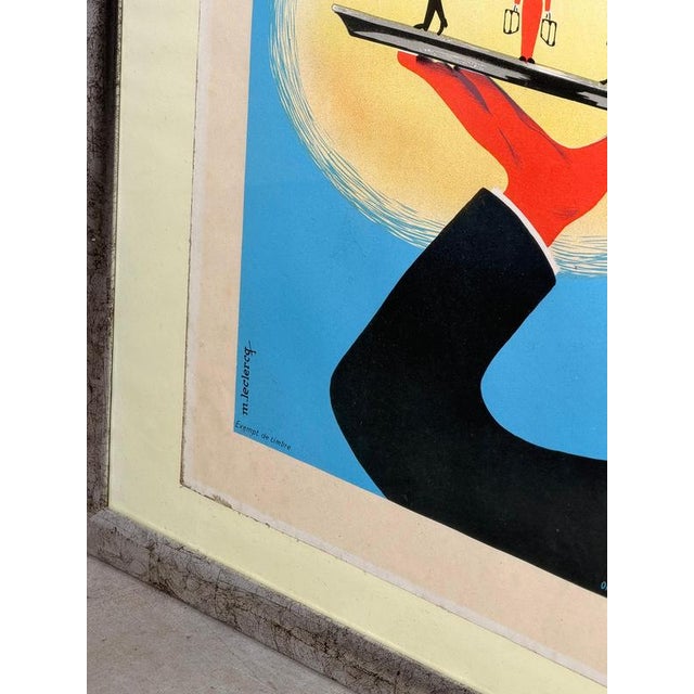 Expo 58 Poster by M. Leclercq, 1958 For Sale - Image 4 of 5