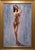 This oil on canvas piece captures a graceful figure in a poised S-curve, embodying a sense of vulnerability and strength....