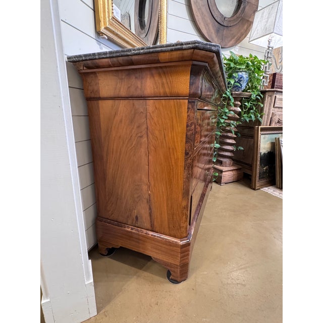 19th Century Louis Philippe Chest With Marble For Sale - Image 4 of 17