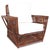 1930s Art Deco Presidents Nantucket Stick Walnut Finished Reed Rattan Livingroom Set, 4 Pieces For Sale In Los Angeles - Image 6 of 10
