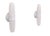 White Model 6068 Wall Lamps by Wilhelm Wagenfeld for Lindner Leuchten, 1950s, Set of 2 For Sale - Image 8 of 8