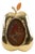 A French Mid-Century Clock Lamp in Gilt Metal and Agate, Jacques Duval Brasseur For Sale