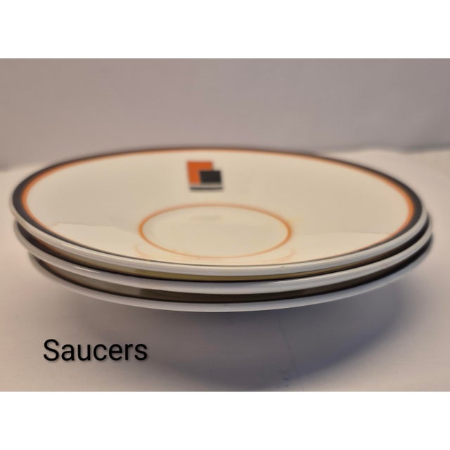 White 1960s Shelley (England) Dishware Designed by Eric Slater - 23-Piece S For Sale - Image 8 of 18