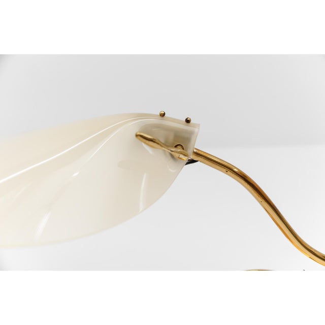Mid-Century Modern Brass and Acrylic Table Lamp, 1950s For Sale - Image 10 of 14