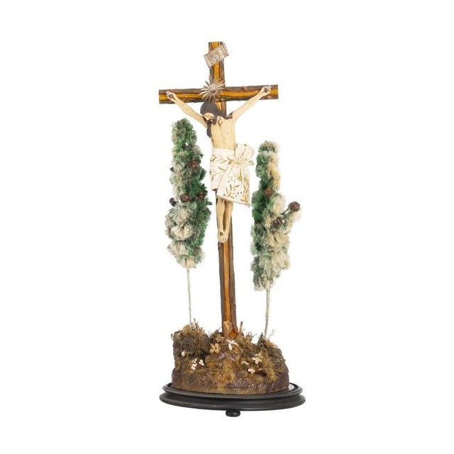 19th Century Crucifix in Wood For Sale - Image 6 of 6