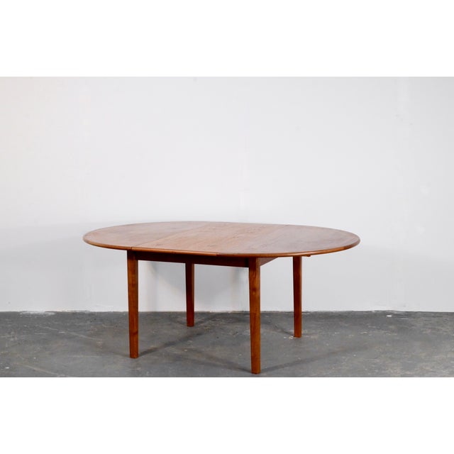 1960s Mid-Century Danish Teak Extendable Dining Table, 1960s For Sale - Image 5 of 11