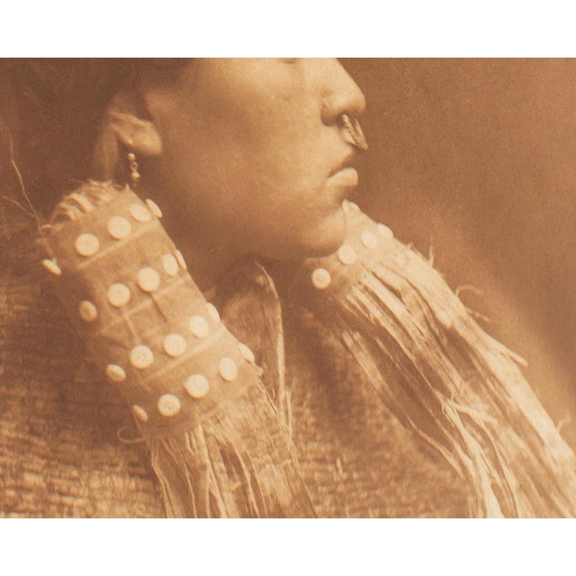 Brown After Edward Curtis “A Hesquiat Maiden” Photogravure Restrike For Sale - Image 8 of 8