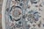 Vintage Nain Floral All Over Vine Palmette Round Wool & Silk Area Rug 74" For Sale - Image 6 of 13