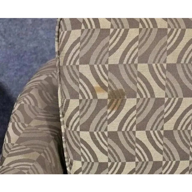 1960s Mid-Century Modern Barrel Back Swivel Chairs - Set of 2 For Sale - Image 10 of 12