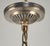 Mid 20th Century Restored Traditional Etched Glass Globe Pendant Light For Sale - Image 6 of 6