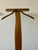 1967 Vintage Oak Valet Chair – Original Setwell Co. Mid Century Butler W/ Chrome Base For Sale - Image 4 of 8