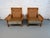 Vintage Modern Patterned Wood and Cane Lounge Chairs For Sale In New York - Image 6 of 13
