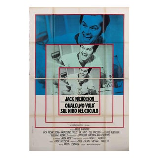 One Flew Over the Cuckoo’s Nest Film Poster, Italy, 1975 For Sale