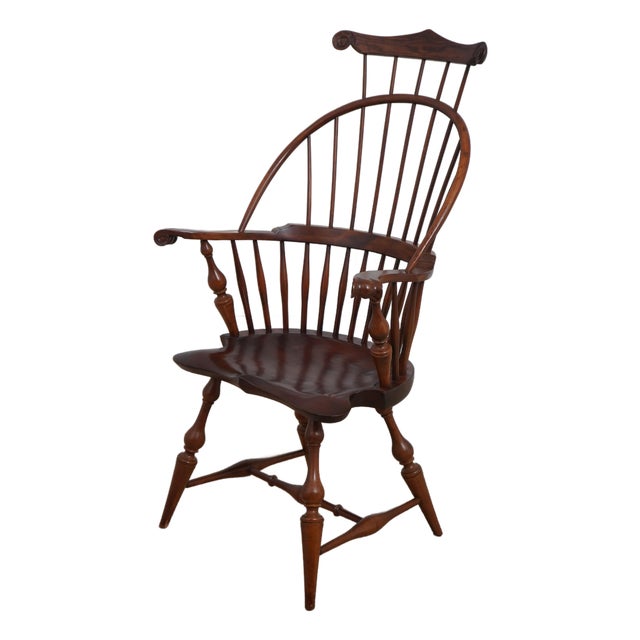 Dr Dimes Tall Back Windsor Arm Chair For Sale