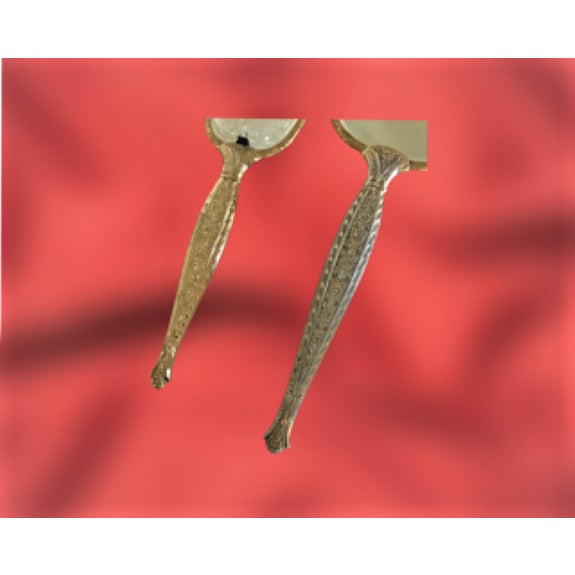 Vintage Gold Plated Filigree Brush and Mirror Set 2 Pieces Chairish