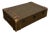 Vintage Campaign-Style Steamer Trunk Coffee Table With 2 Drawers For Sale