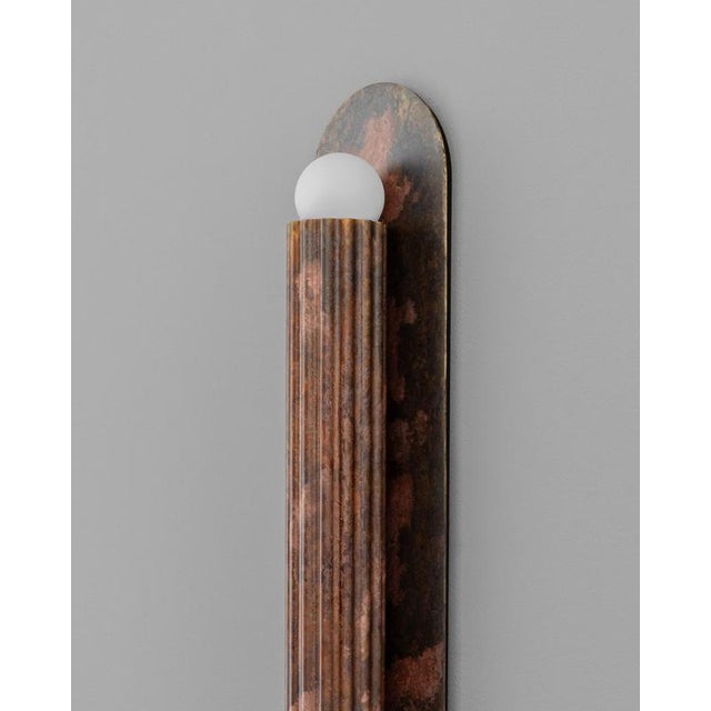 Metal Vesta LG Wall Sconce by Schwung For Sale - Image 7 of 18