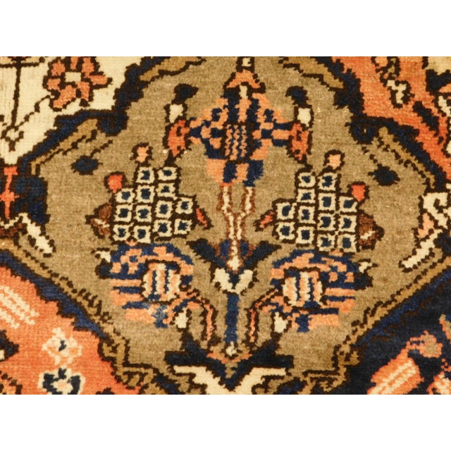 Vintage Persian Bakhtiar Rug- 5′9″ × 10′9″ For Sale - Image 10 of 13
