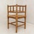 1950s 1950s Dutch Bobbin Turned Corner Chair With Rush Seat For Sale - Image 5 of 5
