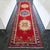 1950s Hand-Knotted Turkish Runner Rug Bold Colors Tribal Hallway Decor Lady Bug Pattern Unused - 3'4" X 13' For Sale - Image 4 of 17