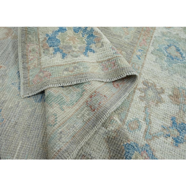 Textile Turkish Oushak Rug 5' x 7' #17960 For Sale - Image 7 of 8
