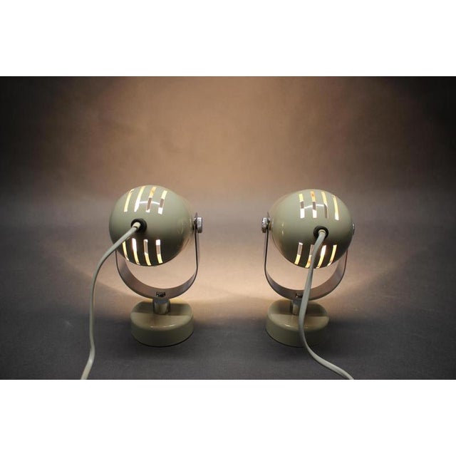 Mid-Century Wall Lamps by Stanislav Indra, Former Czechoslovakia, 1970s, Set of 2 For Sale - Image 10 of 12