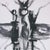 Folk Art Mosquito on the Wall Waiting - Virginia Cohn Parkum, C. Unknown For Sale - Image 3 of 8