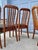 Brown Danish Mid Century Modern Style Dining Chairs | Set of Six in Benny Linden Style For Sale - Image 8 of 12