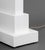 Minimalist White Painted Wood Table Lamps, Pair For Sale - Image 4 of 8